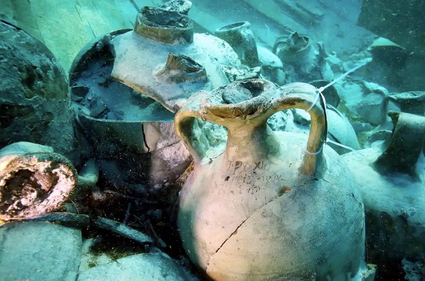 Roman boat that sank in Mediterranean 1,700 years ago gives up its treasures