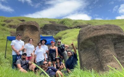 Exciting research at Easter Island (Rapa Nui) for the conservation project on the iconic Moai statues